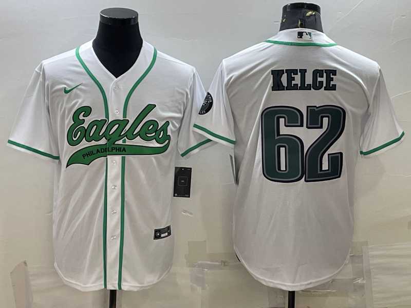 Men's Philadelphia Eagles #62 Jason Kelce White With Patch Cool Base Stitched Baseball Jersey,We sell and wholesale Men's Philadelphia Eagles #62 Jason Kelce White With Patch Cool Base Stitched Baseball Jersey on line form chian!